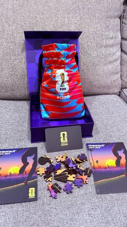 FIFA World Cup 2026 Los Angeles Official Hospitality Puzzle Gift Box Set Rare
