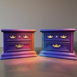 Rainbow Nightstands/End tables PAIR