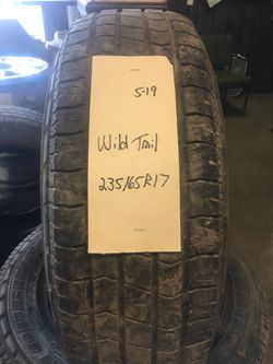 Set of Wild Trail 235/65R17 Tires for sale