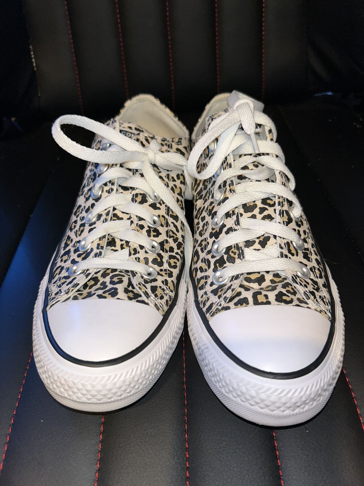 Women’s Leopard Converse Size 9