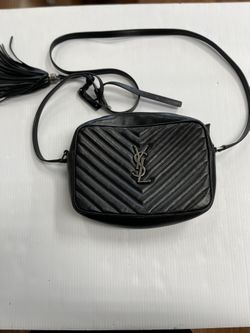 YVES SAINT LAURENT CAMERA BAG, USED, SLIGHT WORN AND DIRTY CONDITION, ENTRUPY VERIFIED