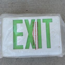 Sing “Exit” (12 Pieces) For $3 Each; Brand New