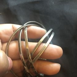 Múltiple Silver bracelet 