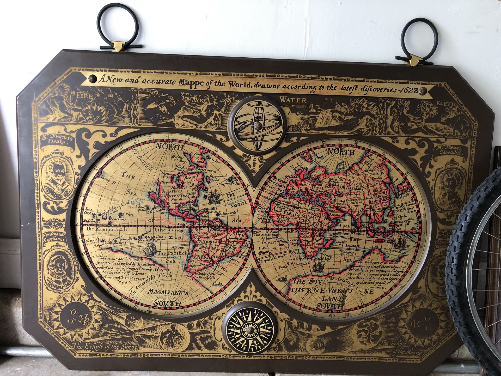 1964 masketeers world map