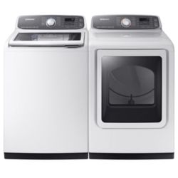 Samsung Top Load Washer &  Electric Dryer
