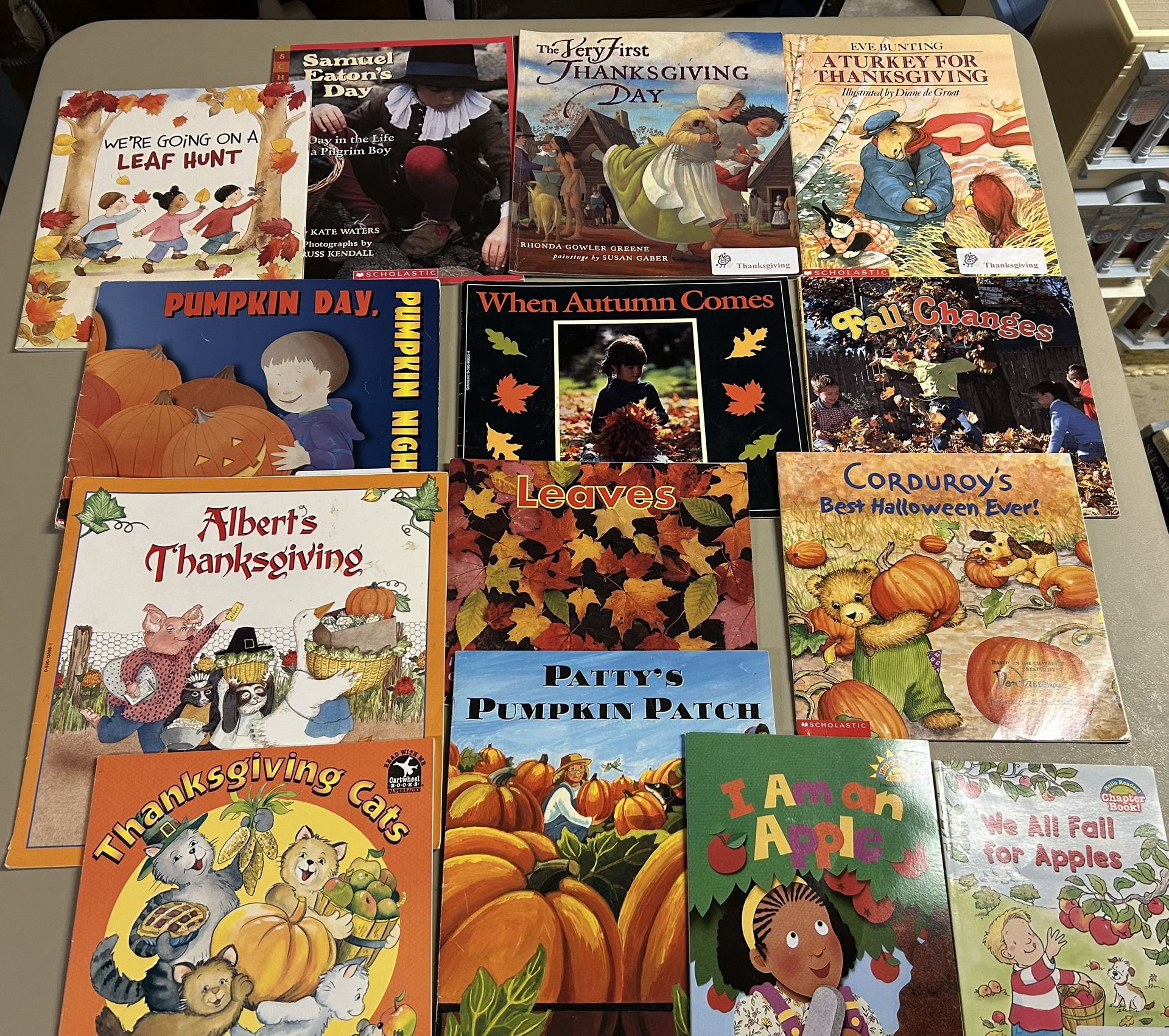 Children's fall books bundle of 14