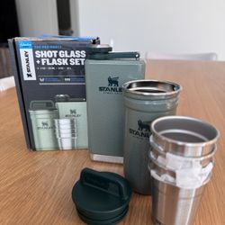 BRAND NEW Stanley Shot Glass & Flask Set