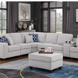 Brand New Stylish Comfy Sectional Set 