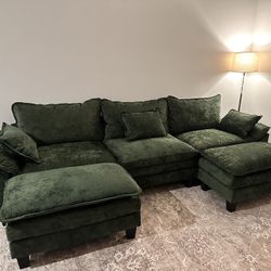 Hunter Green Couch