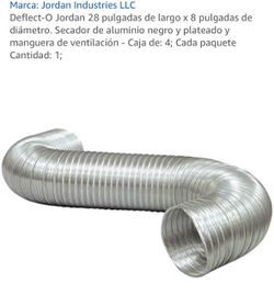Ducto semi flexible de 8