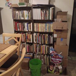 3 Bookshelves Left $20 a Piece And Hundreds Of Books To Choose From