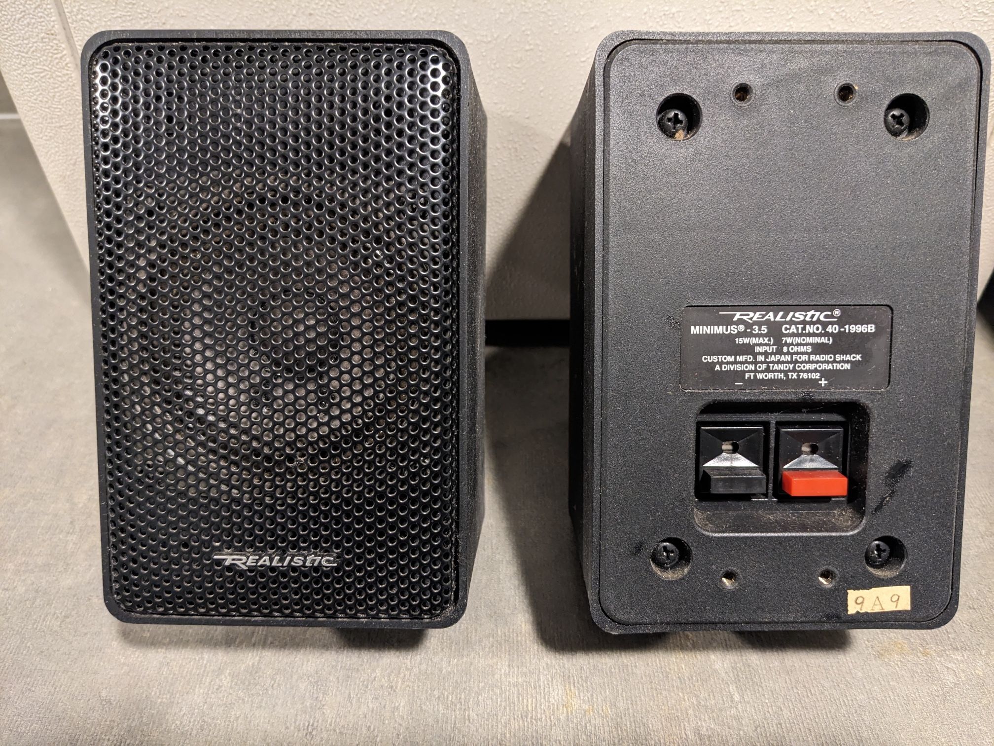Radio Shack Minimus Speakers