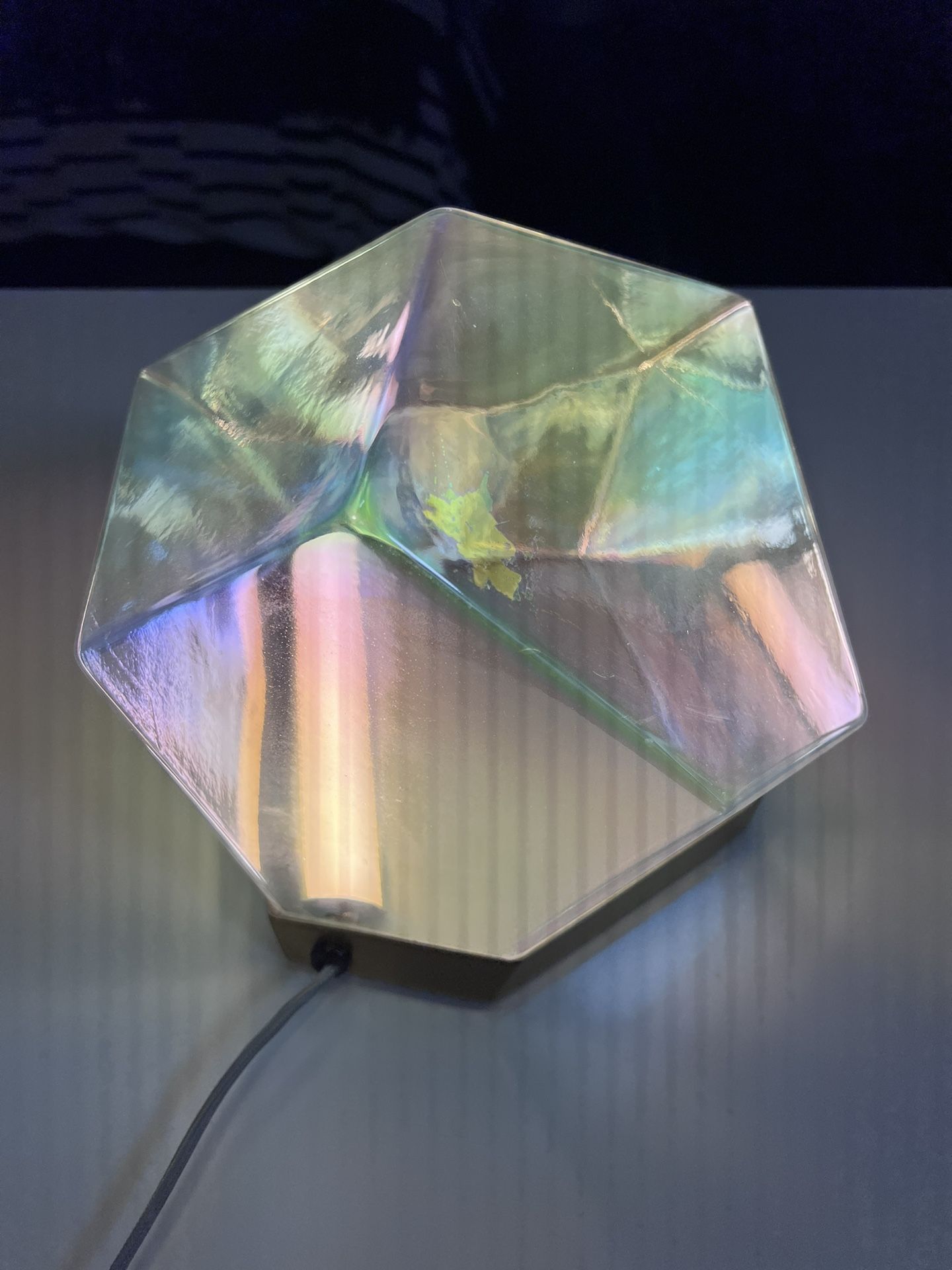 West elm glass gem sale led table lamp
