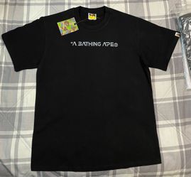 A Bathing Ape BAPE Black Logo Tee