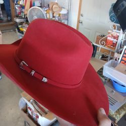Cowboy Hat 4" Red