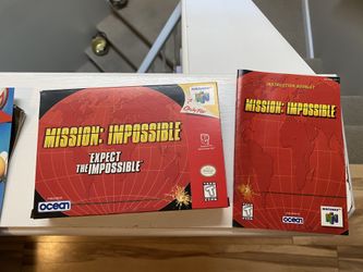 Mission impossible Nintendo 64 no game just box
