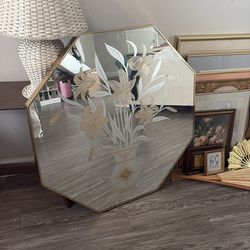 Post modern octagon mirror