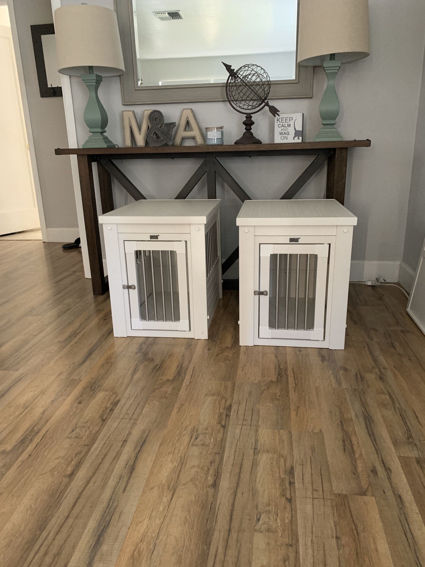 EcoFlex Small dog Crate/End Table