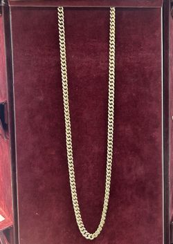 10k Diamond Cuban Necklace