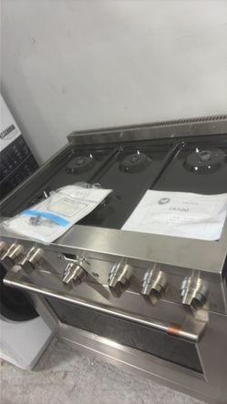 GE cafe gas range
