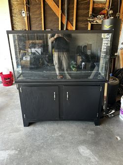 60 Gallon Aquarium w/ Stand and LED