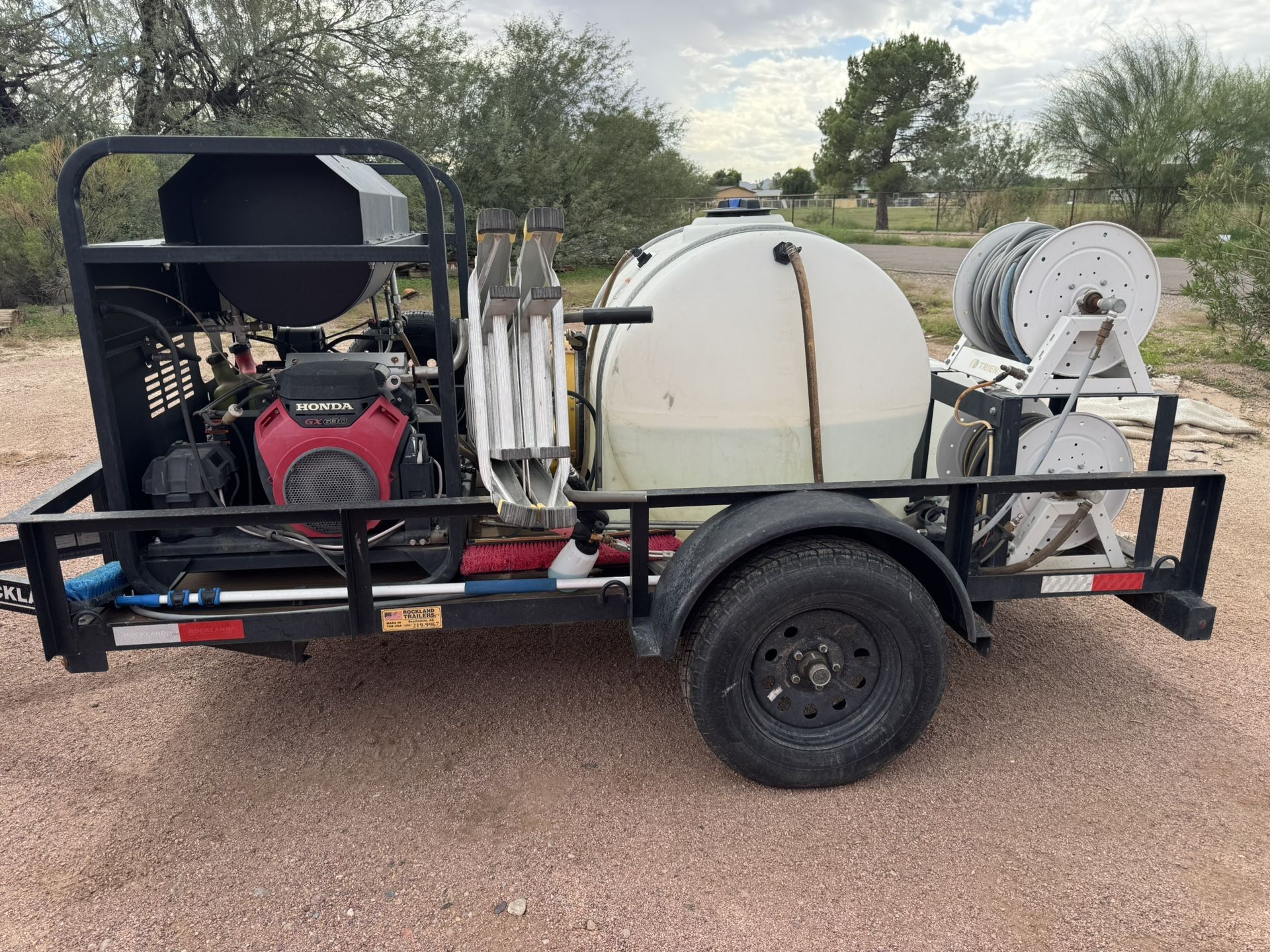 Mi-T-M Trailer Mounted Pressure Washer