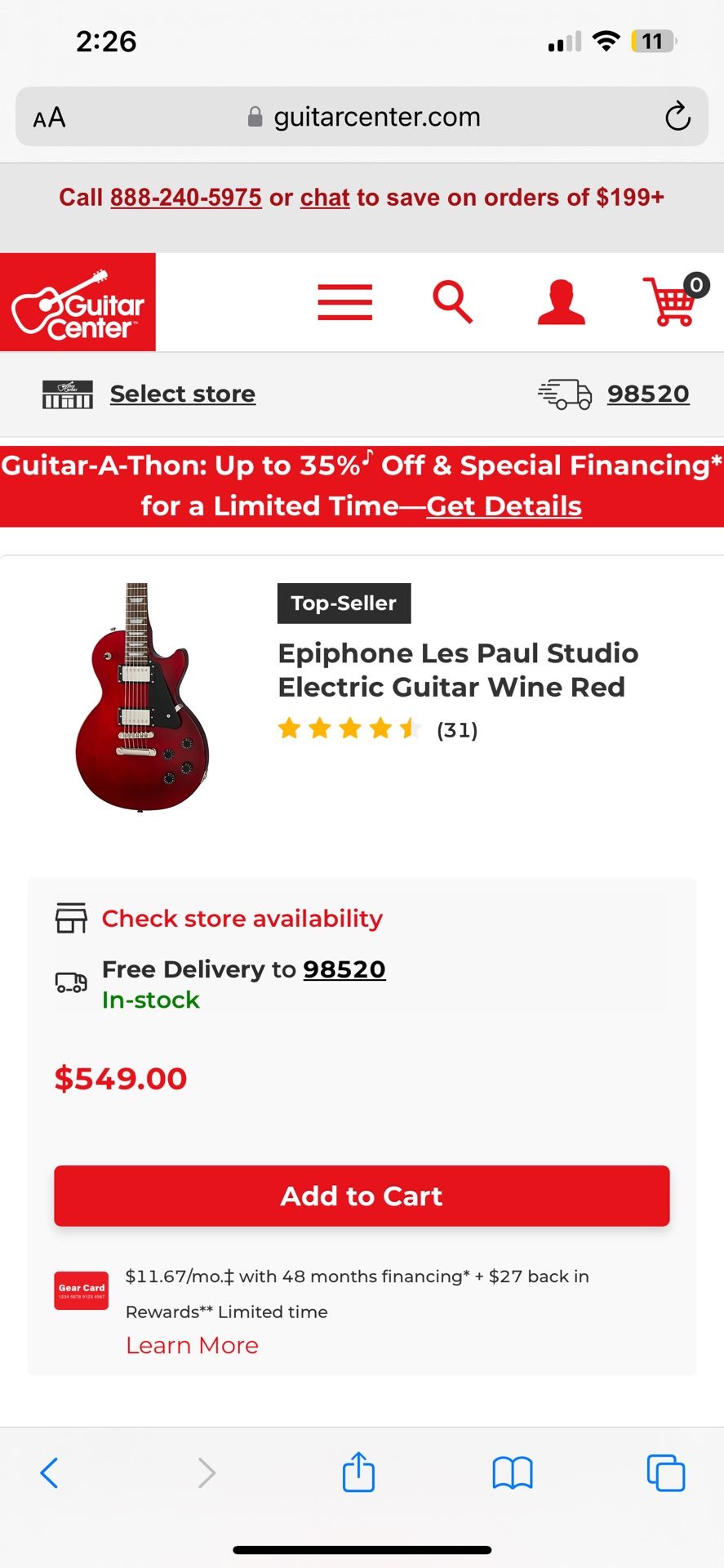 Epiphone Les Paul Studio