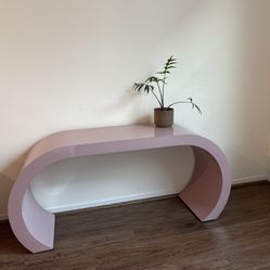 Vintage 1980s Post modern Console Table 
