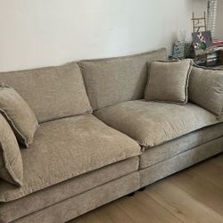 Small  Sofa W/ Ottoman  or BestOffer