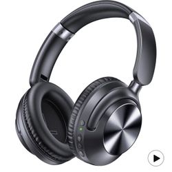 TAGRY Hybrid Active Noise Cancelling Bluetooth Headphones 100H Playtime Wireless Over Ear Headphone with Fast Charging Hi-Res Audio Headsets Comfort E