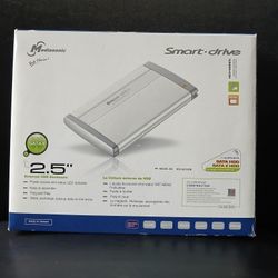 Mediasonic 2.5 External HDD Enclosure Smart Drive. HD3-SU2S2B. New.