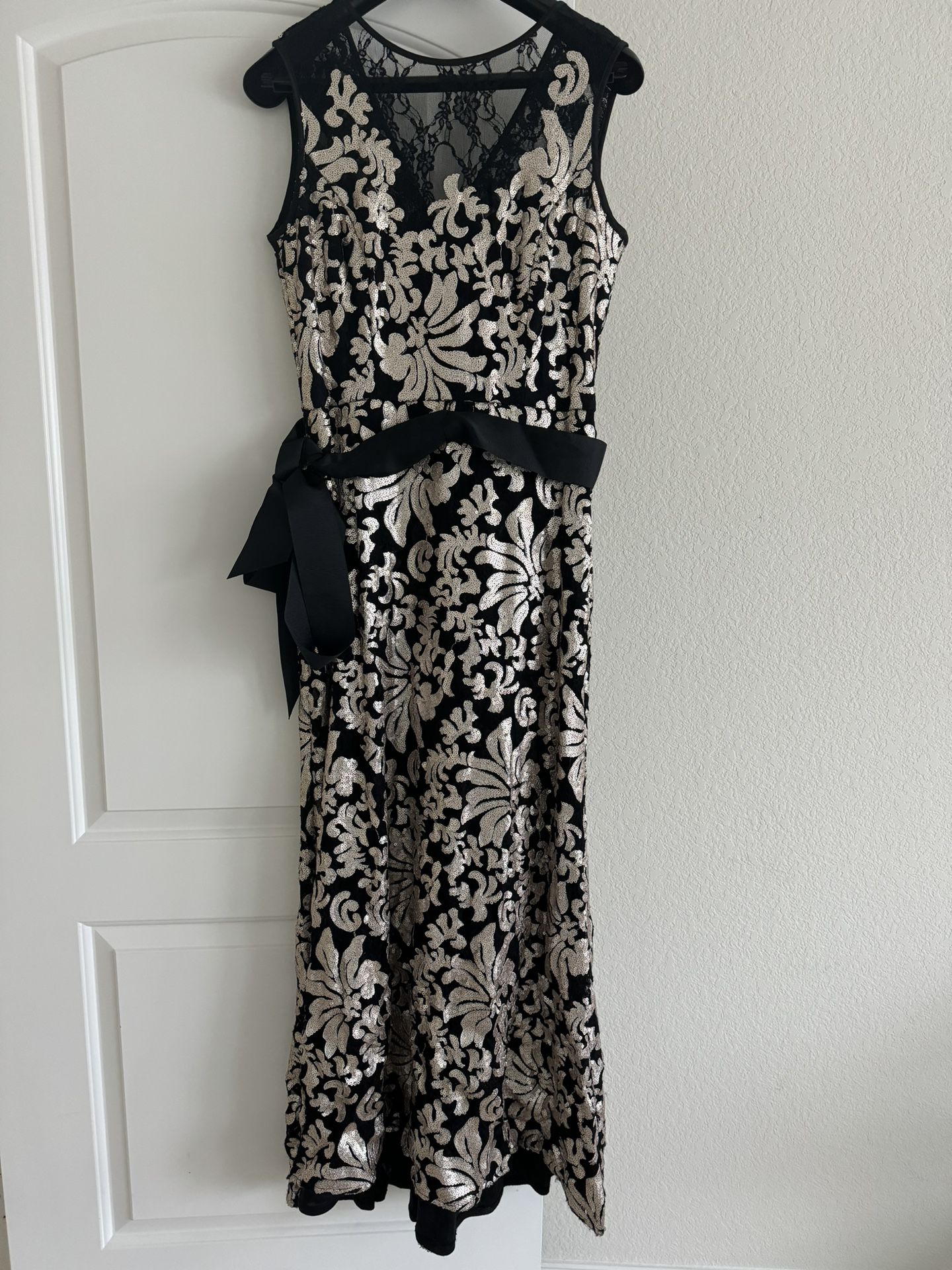 Maxi Lace Sequin Dress/Gown