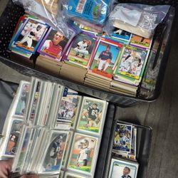 Huge 4,000+ Topps Baseball & Football Lot (1970s–2000s) – All-Stars & Rookies Sorted Eight Men Out