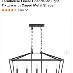 Farmhouse Chandelier Light