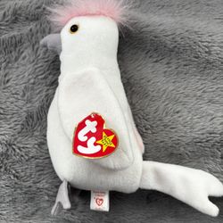 Rare Retired Beanie Baby Kuku With Errors TY