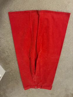 Red Corduroy Pants