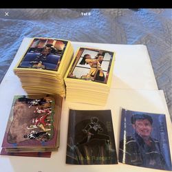 1994 Might Morphin Power Rangers series 2 card lot. 2 stacks plus 36 foil inserts and 2 magic morpher insert cards