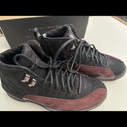 Air Jordan X A MA MANIERE 12 Retro SP Black/Burgundy Crush