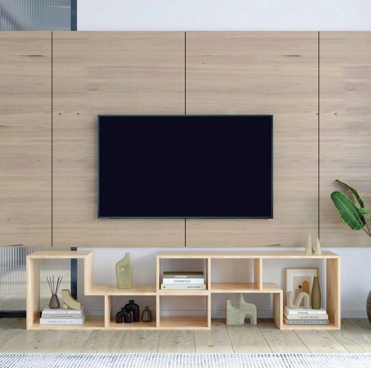 Going Out Of Business Sale 
BRAND NEW 
Brand: STEPHI
2 Pieces L-Shaped TV Stand Adjustable Wood Entertainment Center Media Console with Open Storage S