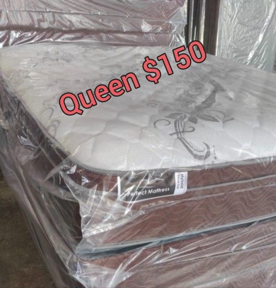 New Queen Pillow Top