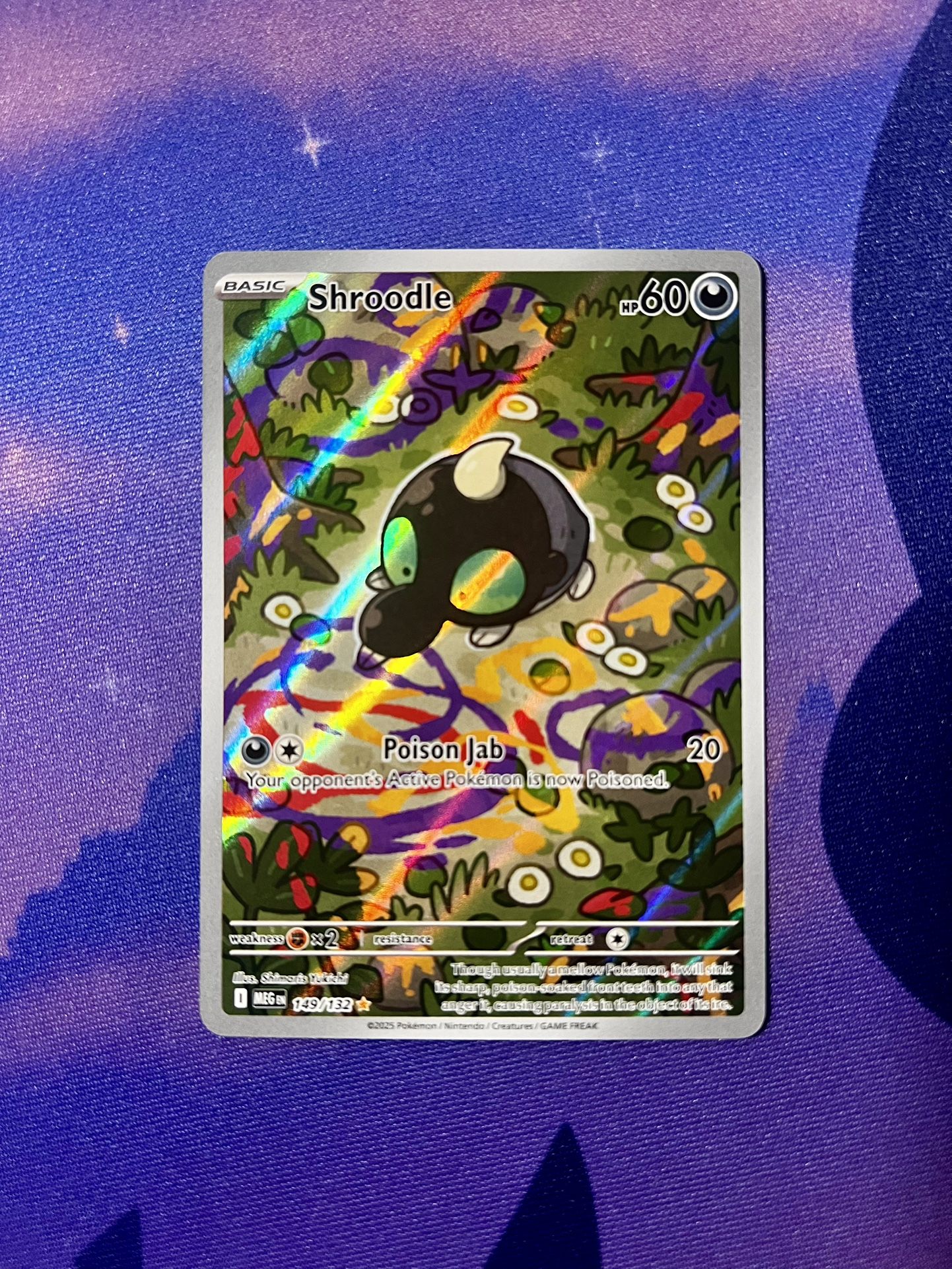 Shroodle - 149/132 (Illustration Rare) ME01: Mega Evolution Pokémon TCG