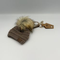 CC Exclusive Tan Beanie Keychain