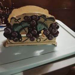 Cast Iron Napkin Holder.