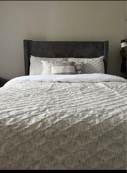 Free Queen size bed frame and mattress