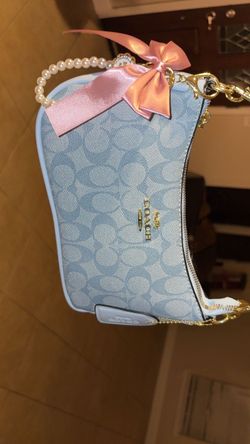 Coach blue purse