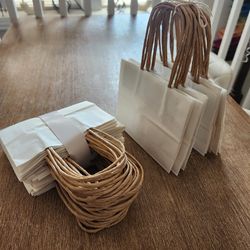 Small Paper Gift Bags (White)