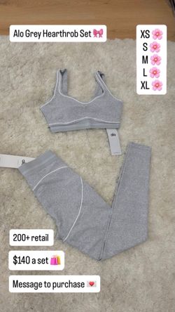 Gray Alo Full Set XS S M L Xl