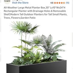 Metal Planter Boxes
