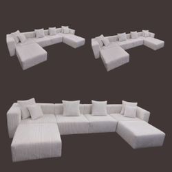 Brand NEW  6x15x6ft And 11x11ft  MODULAR SECTIONAL COUCH SOFAS CHAISE.  