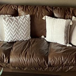 Leather Sofa and loveseat